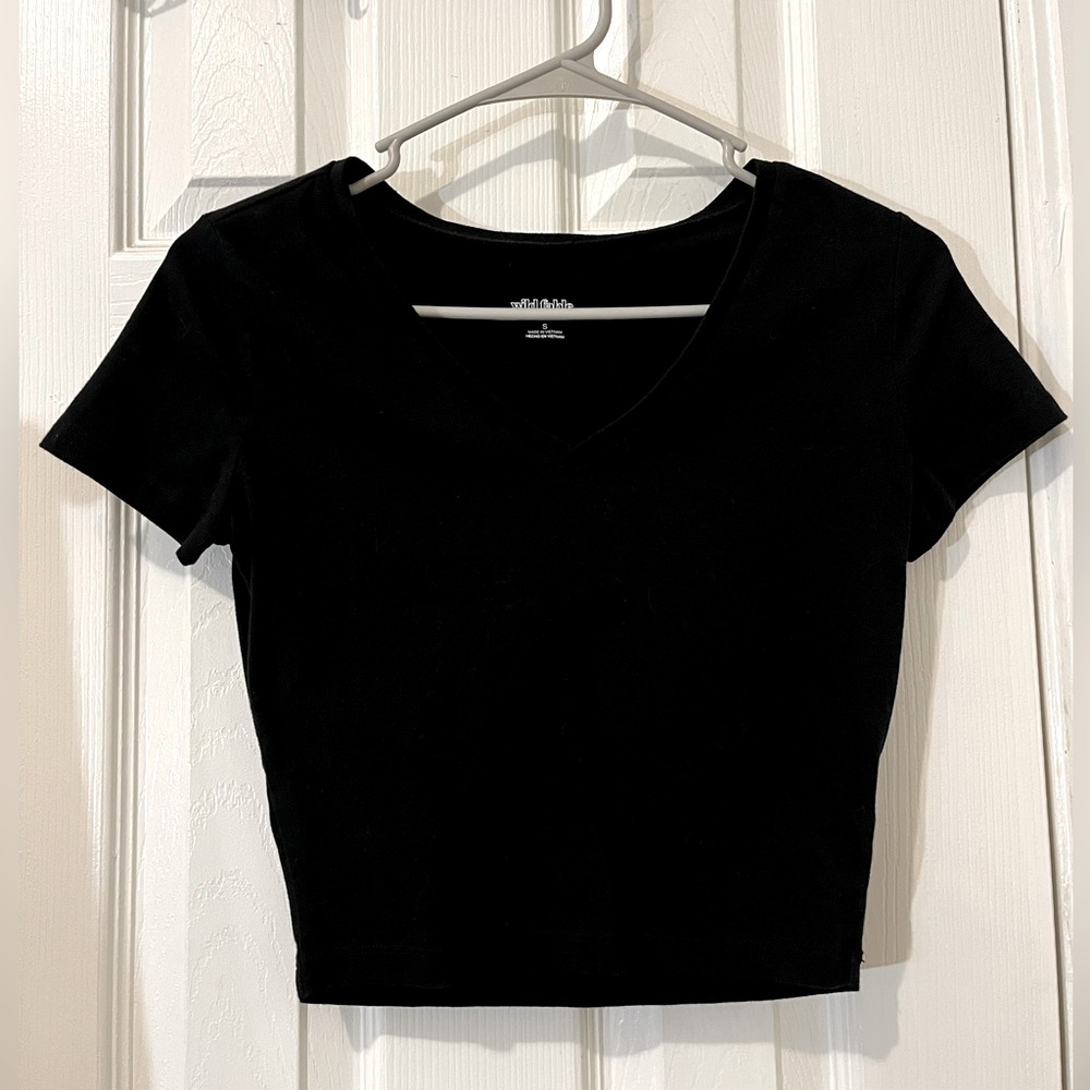 Black Wild Fable Crop top
